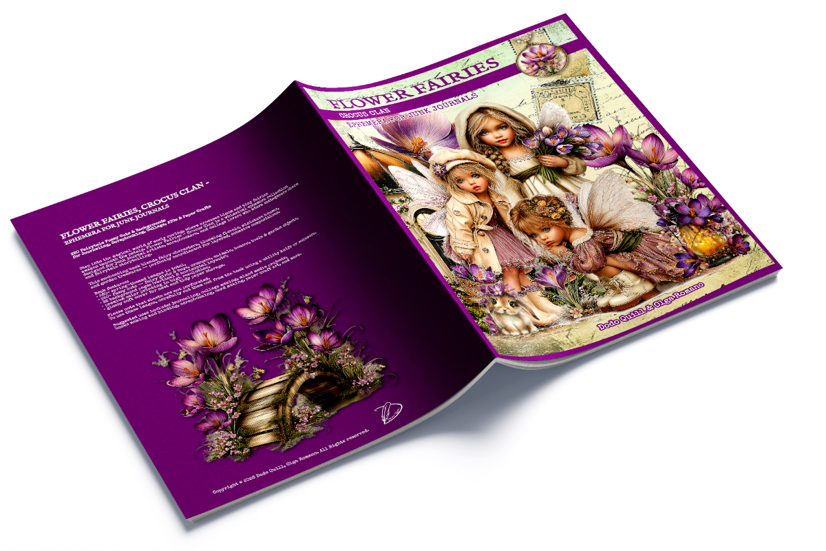 Flower Fairies Crocus Clan Ephemera Book